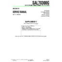 Sony SAL70300G (serv.man3) Service Manual