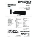 bdp-bx57, bdp-s570 service manual