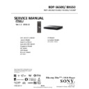 Sony BDP-BX650, BDP-S6500 Service Manual — View online or Download