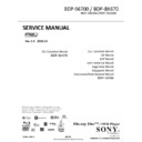 bdp-bx670, bdp-s6700 service manual