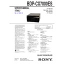 bdp-cx7000es service manual
