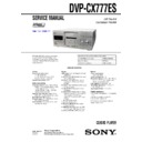 Sony DVP-CX777ES (serv.man2) Service Manual
