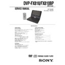 Sony DVP-FX810, DVP-FX810BP (serv.man2) Service Manual