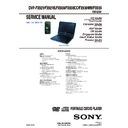 Sony DVP-FX921, DVP-FX930, DVP-FX930WM, DVP-FX935 Service Manual