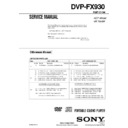dvp-fx930 service manual