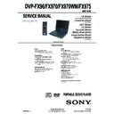 dvp-fx96, dvp-fx970, dvp-fx975 service manual