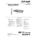 dvp-k80p service manual