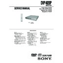 Sony DVP-M20P Service Manual