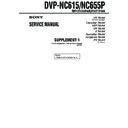 Sony DVP-NC615, DVP-NC655P Service Manual