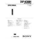 Sony DVP-NC800H Service Manual