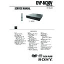 Sony DVP-NC80V Service Manual