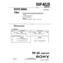 Sony DVP-NS29 Service Manual