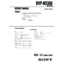 Sony DVP-NS300 (serv.man2) Service Manual