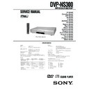 Sony DVP-NS300 Service Manual