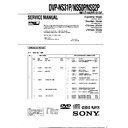 Sony DVP-NS31P, DVP-NS50P, DVP-NS52P Service Manual