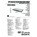 Sony DVP-NS36, DVP-NS37, DVP-NS45P, DVP-NS55P, DVP-NS61P, DVP-NS63P, HTP-36DW, HTP-36SS Service Manual