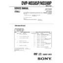Sony DVP-NS585P, DVP-NS590P Service Manual