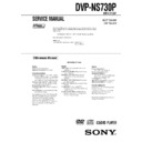 Sony DVP-NS730P (serv.man2) Service Manual