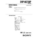 Sony DVP-NS730P Service Manual