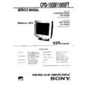 Sony CPD-100SF, CPD-100SFT Service Manual