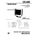 Sony CPD-100SF Service Manual