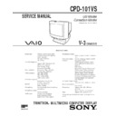 Sony CPD-101VS Service Manual