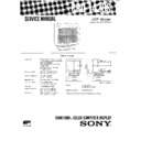 Sony CPD-1420S Service Manual