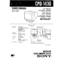 cpd-1430 service manual