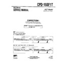 Sony CPD-15SF1T (serv.man3) Service Manual