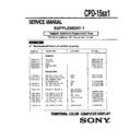 Sony CPD-15SX1 (serv.man2) Service Manual
