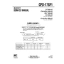Sony CPD-17SF1 (serv.man2) Service Manual