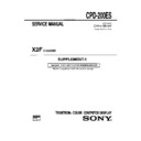Sony CPD-200ES (serv.man3) Service Manual
