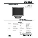Sony CPD-220GS Service Manual