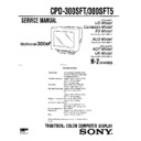 Sony CPD-300SFT, CPD-300SFT5 Service Manual