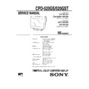Sony CPD-520GS, CPD-520GST Service Manual
