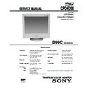 Sony CPD-E200 Service Manual