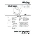cpd-g420 (serv.man3) service manual