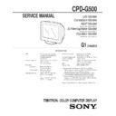 cpd-g500 service manual