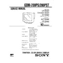 Sony GDM-200PS, GDM-200PST Service Manual