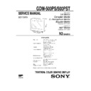 Sony GDM-500PS, GDM-500PST (serv.man2) Service Manual