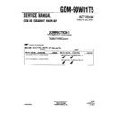 Sony GDM-90W01T5 (serv.man2) Service Manual