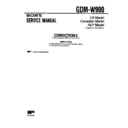 Sony GDM-W900 (serv.man4) Service Manual