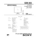 Sony SDM-N50 Service Manual