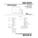 Sony SDM-N50PS Service Manual