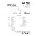 Sony SDM-N50R Service Manual