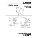 Sony SDM-S51R Service Manual