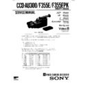 Sony CCD-AU300, CCD-F355E, CCD-F355EPK Service Manual