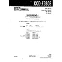 Sony CCD-F330E (serv.man3) Service Manual