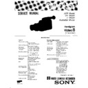 Sony CCD-F335E Service Manual
