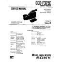Sony CCD-F375E Service Manual